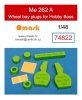 Omask 74822 Me-262 wheel bay plugs (for Hobby Boss) 1/48